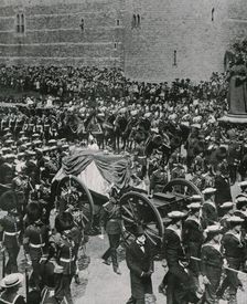 Funeral procession of King Edward VII, Windsor, 20 May 1910. Creator: Unknown