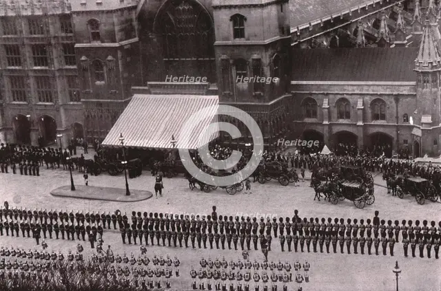 Funeral procession of King Edward VII, London, 20 May 1910.  Creator: Unknown.