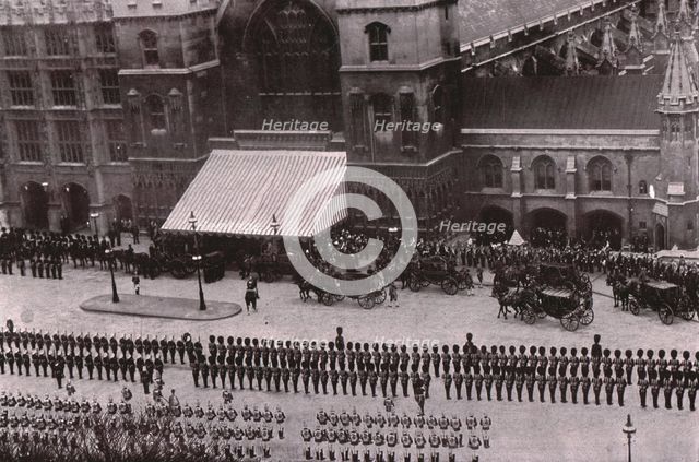 Funeral procession of King Edward VII, London, 20 May 1910.  Creator: Unknown.