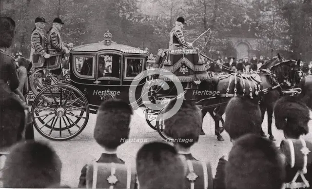Funeral procession of King Edward VII, London, 20 May 1910.  Creator: Unknown.