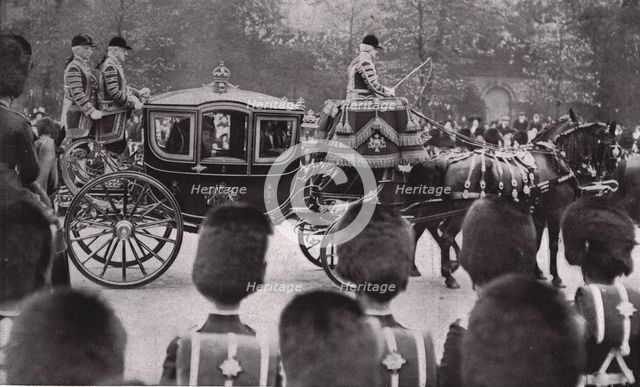 Funeral procession of King Edward VII, London, 20 May 1910.  Creator: Unknown.