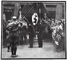 Funeral procession for Horst Wessel in the Juedenstasse, Berlin, 1930 (1938)