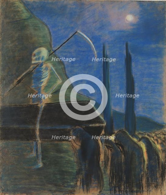 Funeral Symphony V, 1903. Creator: Ciurlionis, Mikalojus Konstantinas (1875-1911).