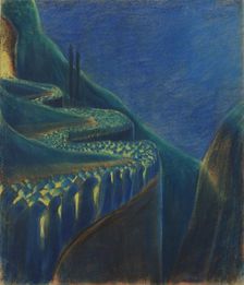 Funeral Symphony VI, 1903. Creator: Ciurlionis, Mikalojus Konstantinas (1875-1911)