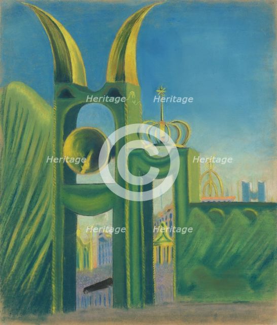 Funeral Symphony I, 1903. Creator: Ciurlionis, Mikalojus Konstantinas (1875-1911).