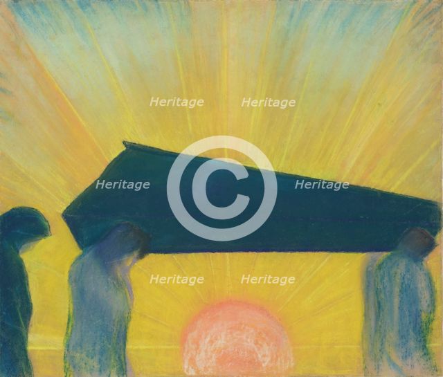 Funeral Symphony II, 1903. Creator: Ciurlionis, Mikalojus Konstantinas (1875-1911).