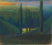 Funeral Symphony IV, 1903. Creator: Ciurlionis, Mikalojus Konstantinas (1875-1911)