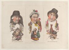 Funeralorum, Virginia, Hazardorum, August 15, 1800., August 15, 1800. Creator: Thomas Rowlandson