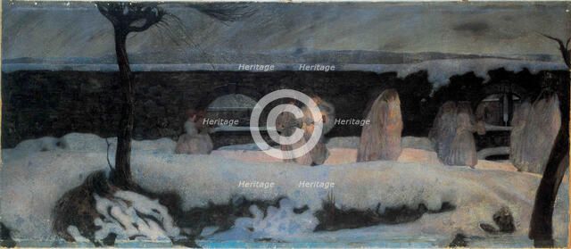 Funerale Bianco (White Funeral), 1901. Creator: Berta, Edoardo (1867-1931).