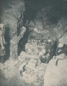 Funerary Chamber Where Egyptian Mummies Awaited Resurrection c1935