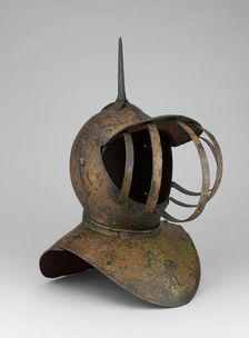 Funerary Close Helmet, England, 1600/1700. Creator: Unknown