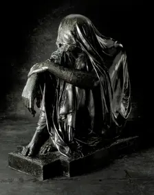Funerary Genius, 1866. Creator: Frederic Auguste Bartholdi