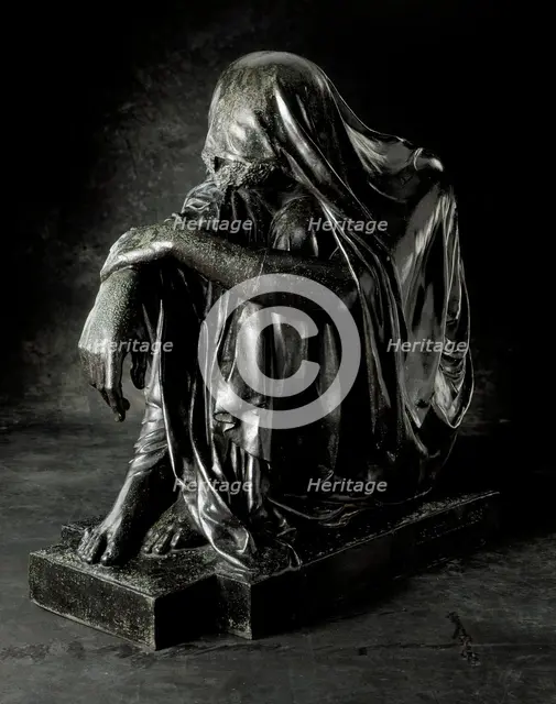 Funerary Genius, 1866. Creator: Frederic Auguste Bartholdi.