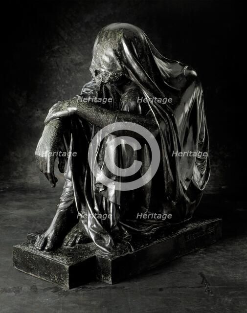 Funerary Genius, 1866. Creator: Frederic Auguste Bartholdi.