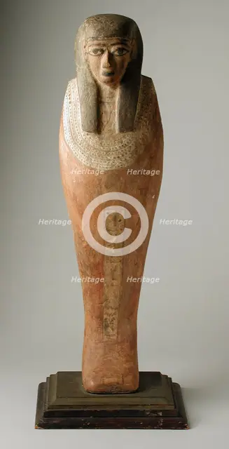 Funerary Figurine of a Man, Possibly 22nd Dynasty (1081-333) BCE. Creator: Unknown.