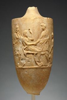 Funerary Lekythos, about 360 BC. Creator: Unknown