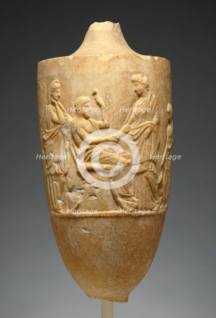 Funerary Lekythos, about 360 BC. Creator: Unknown.