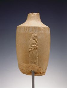 Funerary Lekythos, about 375 BC. Creator: Unknown