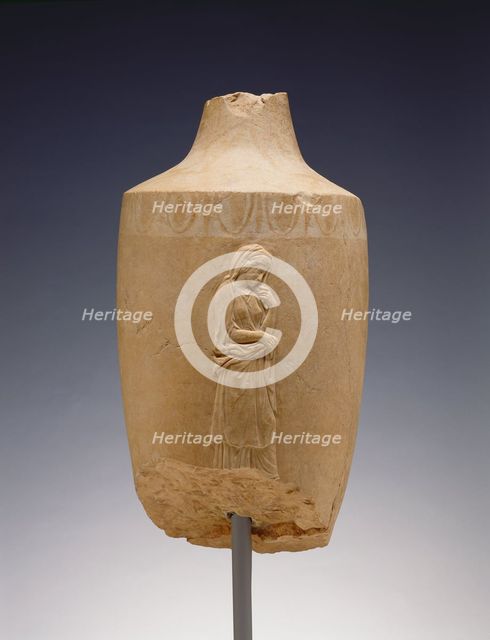 Funerary Lekythos, about 375 BC. Creator: Unknown.
