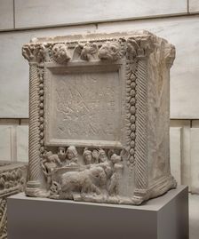 Funerary Monument of Quintia Sabina, 1st century. Creator: Unknown