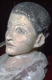 Funerary Mask of an adolescent boy, Egyptian, 2nd century