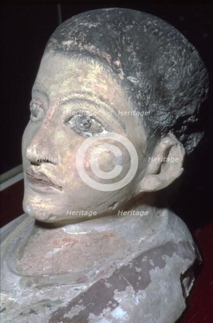 Funerary Mask of an adolescent boy, Egyptian, 2nd century. Artist: Unknown.
