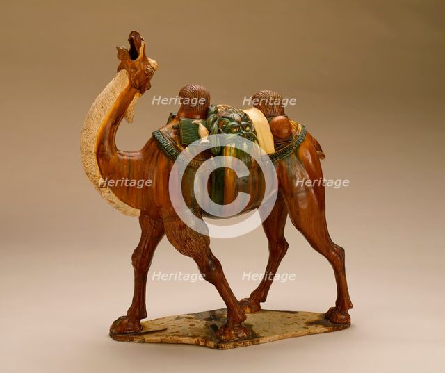 Funerary Sculpture of a Bactrian Camel, between c.700 and c.800. Creator: Unknown.