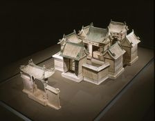 Funerary Sculpture of a Double-Courtyard Residential Compound, between c.1450 and c.1550. Creator: Unknown