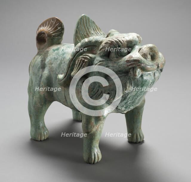 Funerary Sculpture of a Dog, Eastern Han Dynasty (25-200 A.D.). Creator: Unknown.