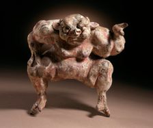 Funerary Sculpture of a Demon, between c.618 and c.700. Creator: Unknown