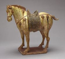 Funerary Sculpture of a Horse, between c.700 and c.800. Creator: Unknown