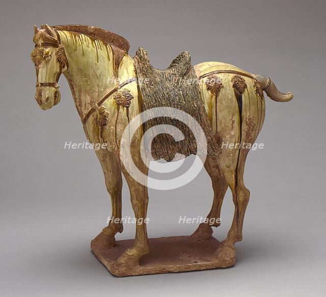 Funerary Sculpture of a Horse, between c.700 and c.800. Creator: Unknown.