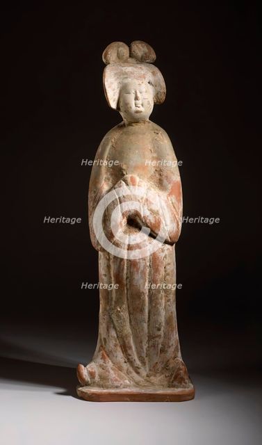 Funerary Sculpture of a Noble Lady, between c.700 and c.800. Creator: Unknown.