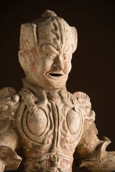 Funerary Sculpture of a Soldier (image 2 of 2), between c.618 and c.700. Creator: Unknown