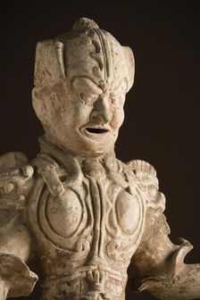 Funerary Sculpture of a Soldier (image 2 of 2), between c.618 and c.700. Creator: Unknown