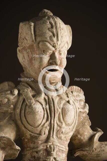 Funerary Sculpture of a Soldier (image 2 of 2), between c.618 and c.700. Creator: Unknown.