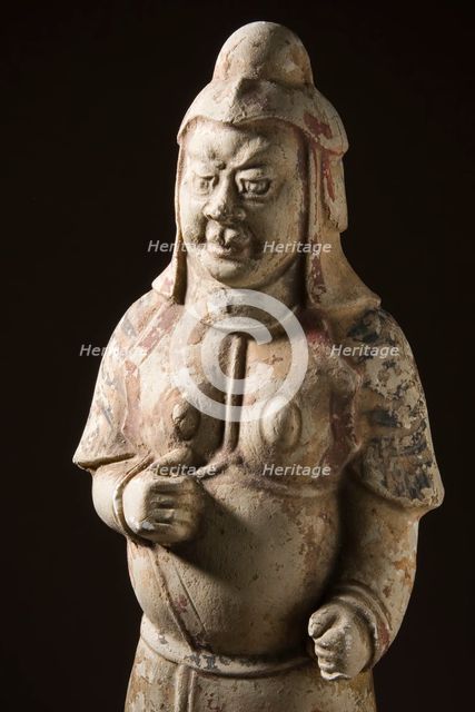 Funerary Sculpture of a Soldier (image 3 of 3), between 581 and 618. Creator: Unknown.