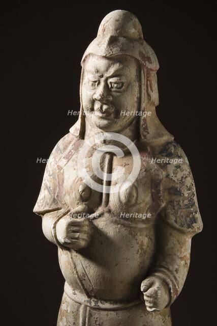 Funerary Sculpture of a Soldier (image 3 of 3), between 581 and 618. Creator: Unknown.