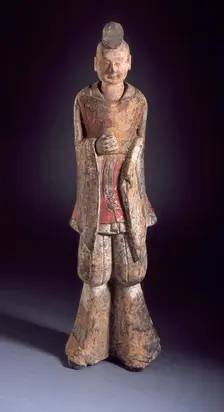 Funerary Sculpture of a Pair of Military Officials (image 1 of 2), between c.500 and c.534. Creator: Unknown