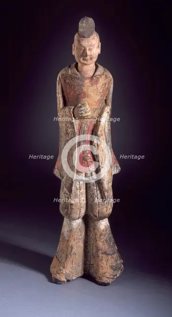 Funerary Sculpture of a Pair of Military Officials (image 1 of 2), between c.500 and c.534. Creator: Unknown.