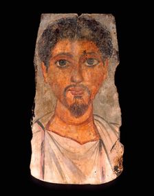 Funerary Portrait (image 1 of 2), Late 3rd-4th century A.D.. Creator: Anon