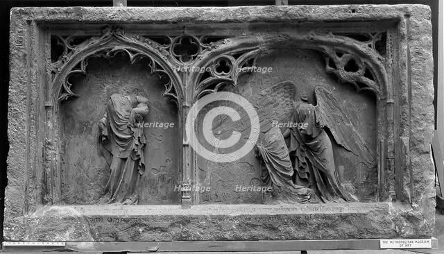 Funerary Relief from the Tomb of Milon de Donzy (d. 1337-38)..., French, 14th century. Creator: Unknown.