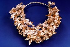 Funerary wreath from the Macedonian royal tombs, 350 BC-325 BC. Artist: Anon