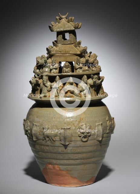 Funerary Urn (Hunping), late 200s. Creator: Unknown.