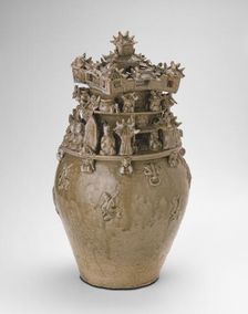 Funerary Urn (Hunping), Western Jin dynasty (A.D. 265-316), late 3rd century. Creator: Unknown