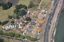 Funfair on Torre Abbey Meadows, Torquay, Devon, 2016. Creator: Damian Grady