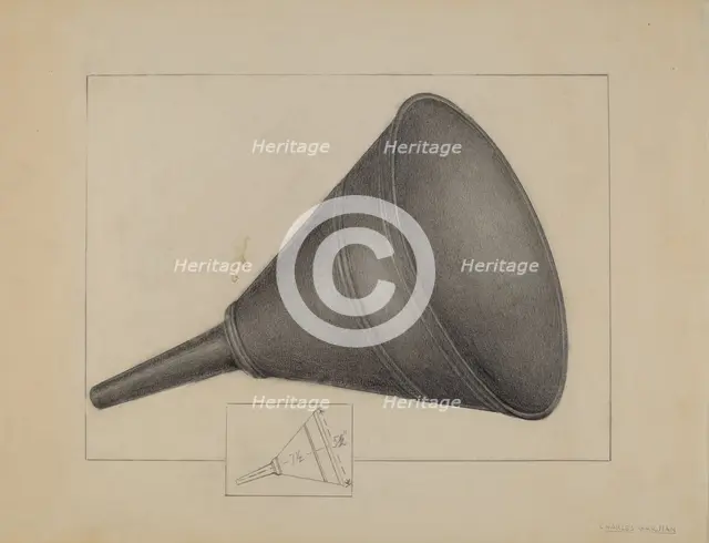 Funnel, c. 1936. Creator: Charles Garjian.
