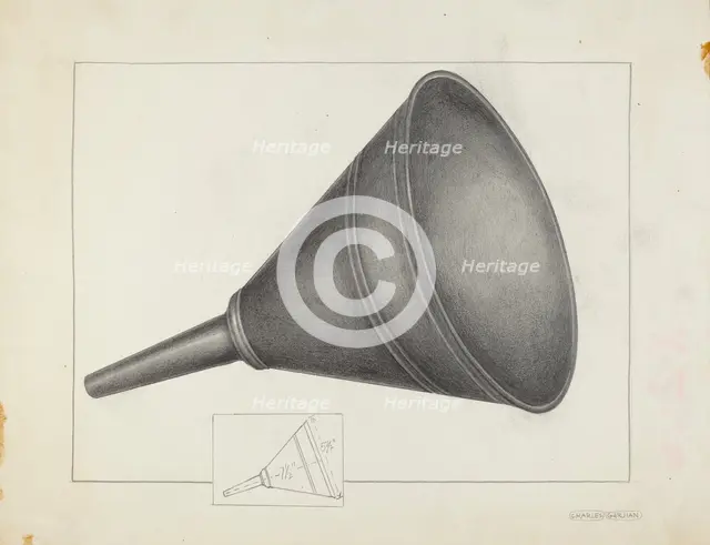 Funnel, c. 1936. Creator: Charles Garjian.