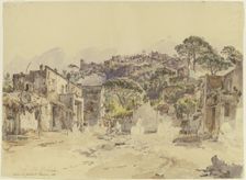 Fuori la grotta di Posilipo, 1841. Creator: Johann Nepomuk Rauch