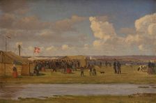 Fur market, 1860-1900. Creator: Hans Smidth